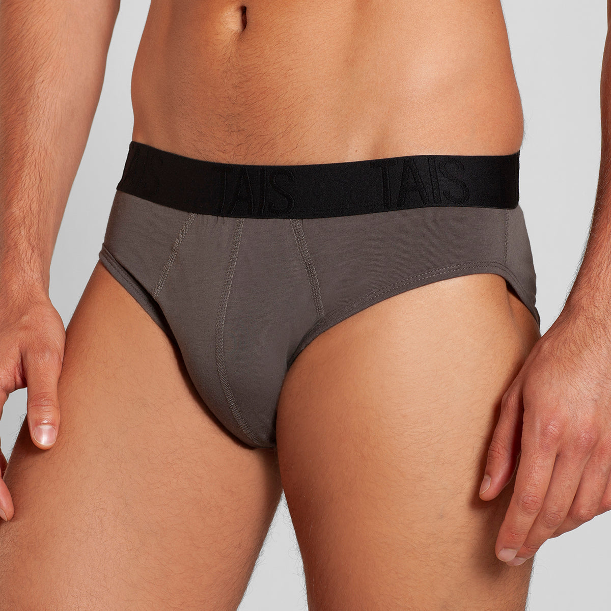 Tais - 2 Unidades Slip Cotton Spandex Marengo Happy Boolls
