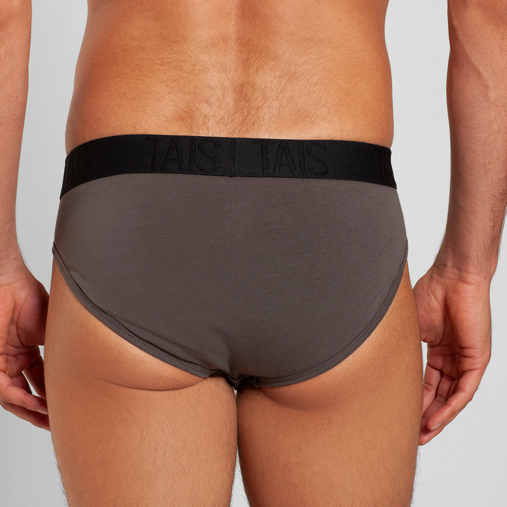 Tais - 2 Unidades Slip Cotton Spandex Marengo Happy Boolls