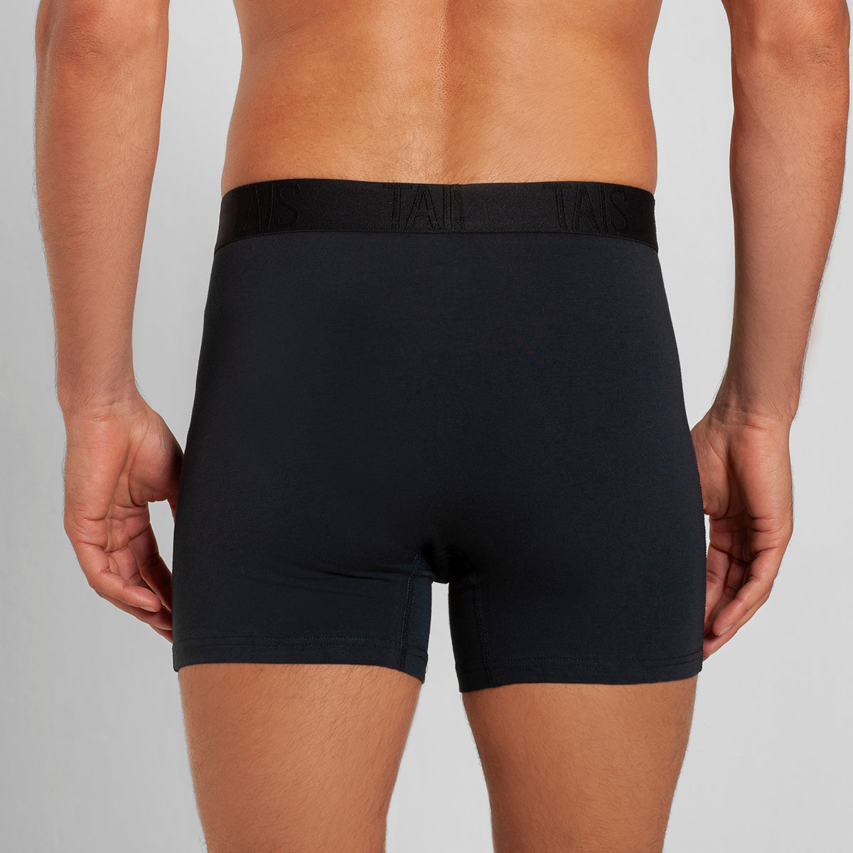 Tais - 2 Unidades Boxer Medio Liso Azul Happy Boolls