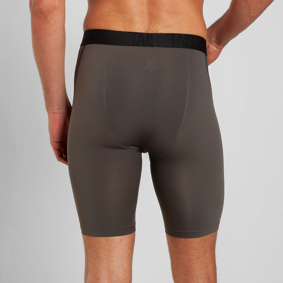 Tais - 2 Unidades Boxer Largo Sport Liso Marengo Happy Boolls