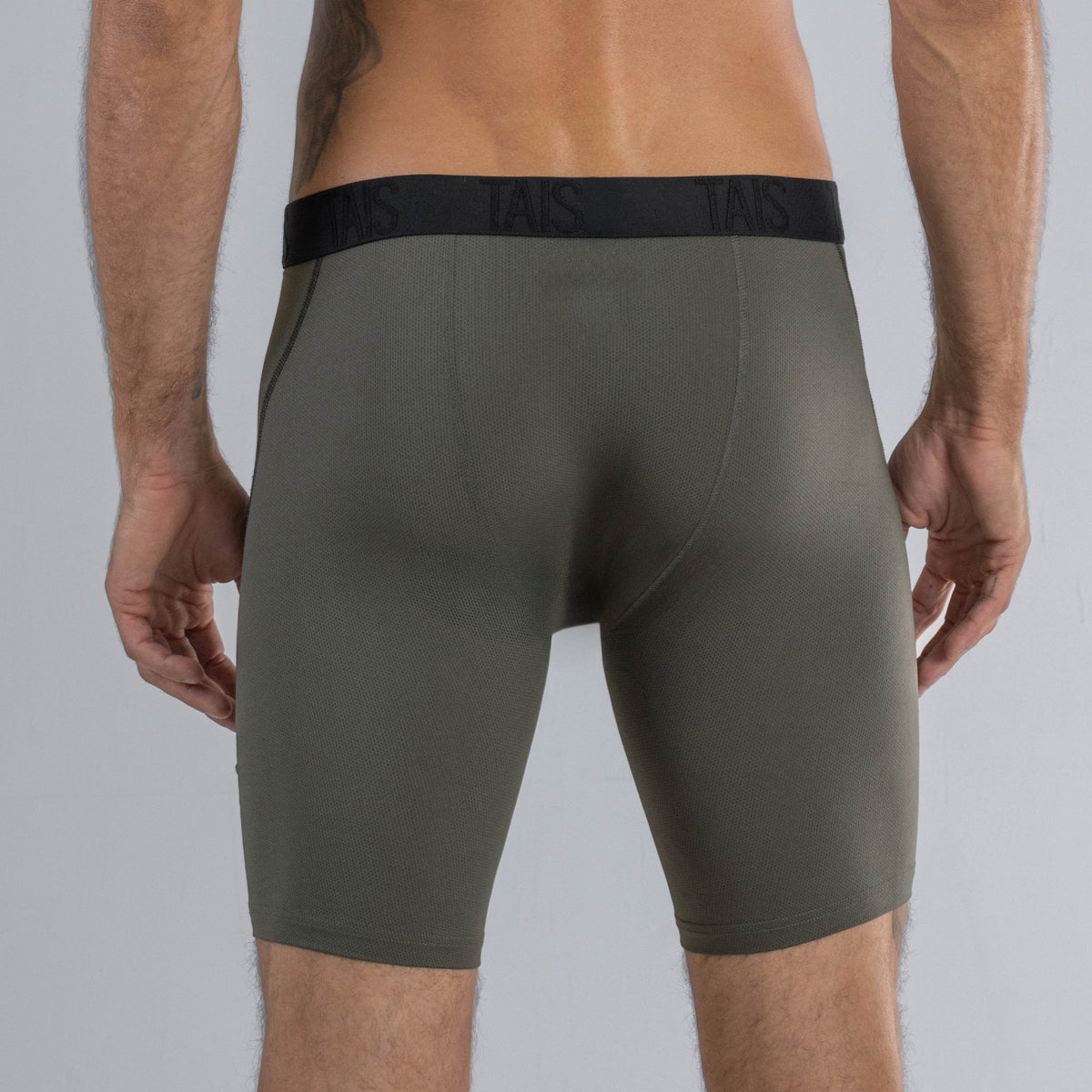 Tais - 2 Unidades Boxer Largo Sport Liso Marengo Happy Boolls