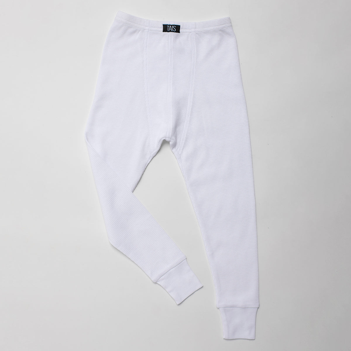 Tais - Calzoncillo Largo Térmico Algodón Tejido Panal Infantil Blanco