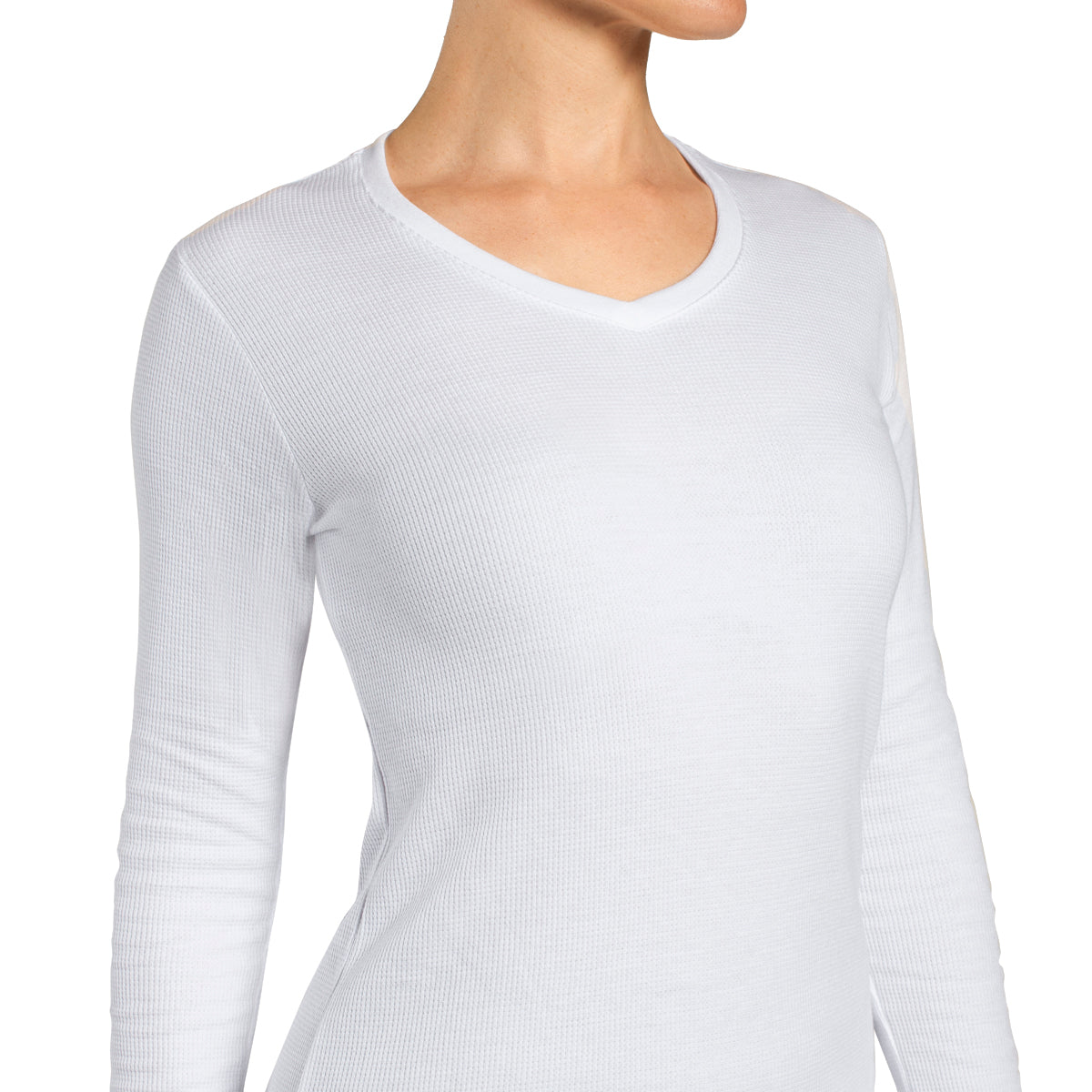 Tais - Camiseta Mujer Manga Larga Algodón Tejido Panal