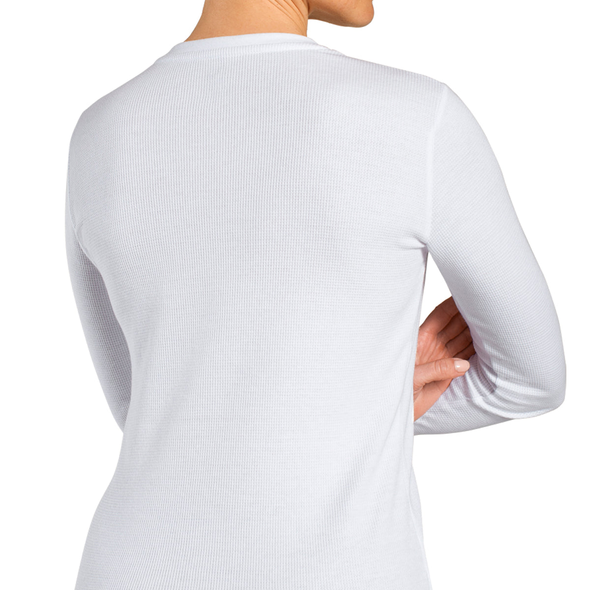 Tais - Camiseta Mujer Manga Larga Algodón Tejido Panal