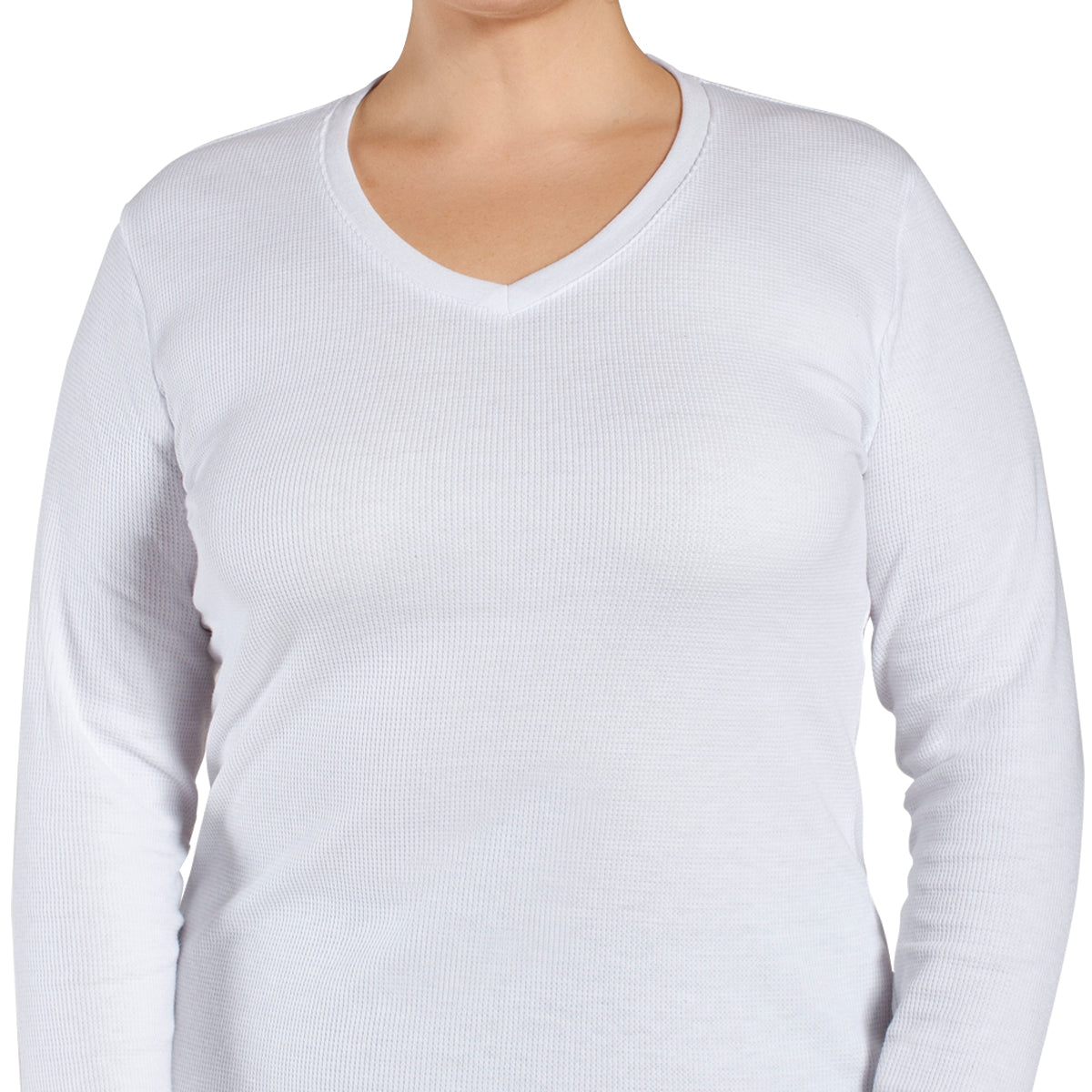Tais - Camiseta Mujer Manga Larga Algodón Tejido Panal