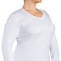 Tais - Camiseta Mujer Manga Larga Algodón Tejido Panal