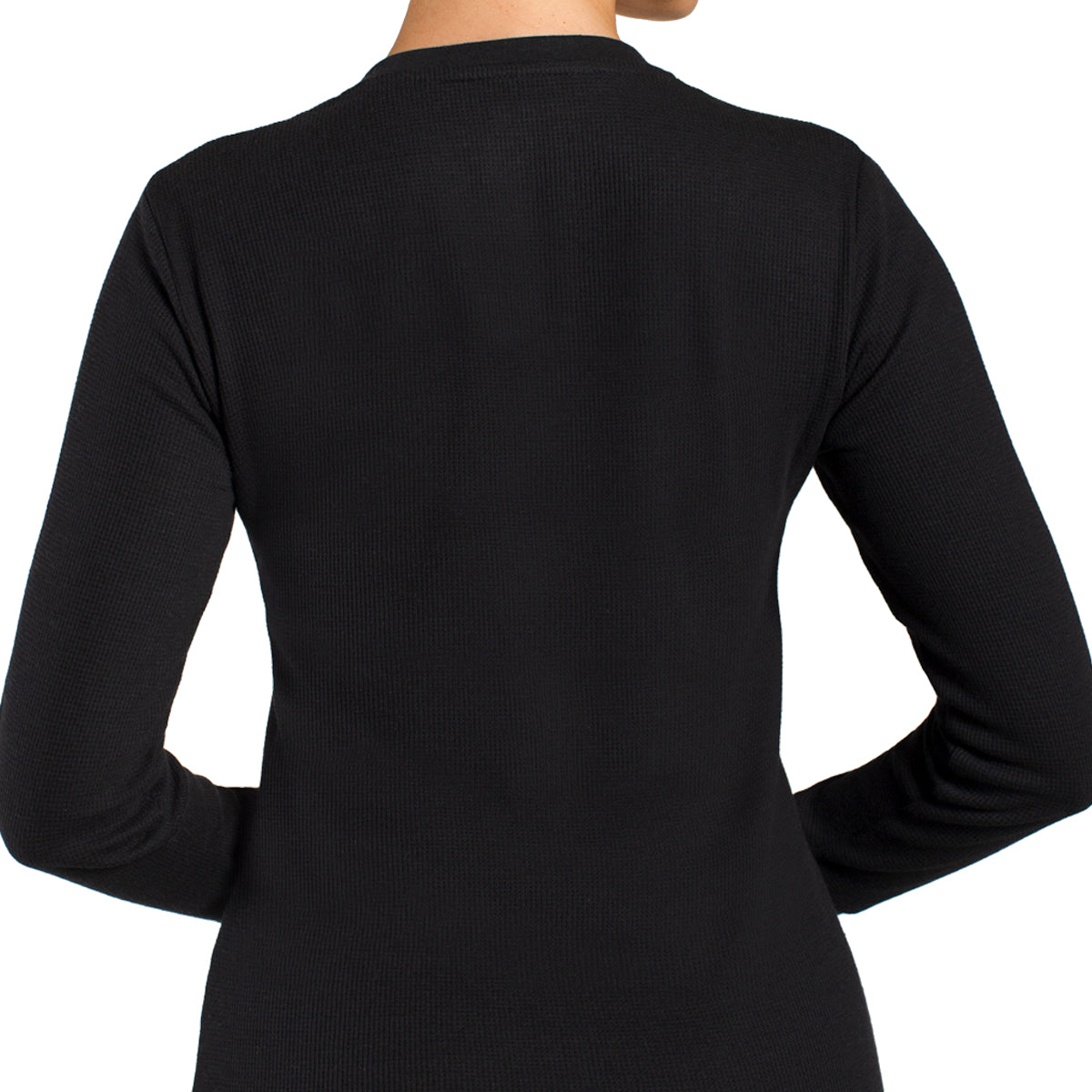 Tais - Camiseta Mujer Manga Larga Algodón Tejido Panal