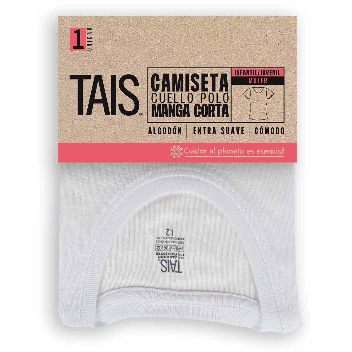 Tais - Camiseta Niña Manga Corta Algodón Juvenil