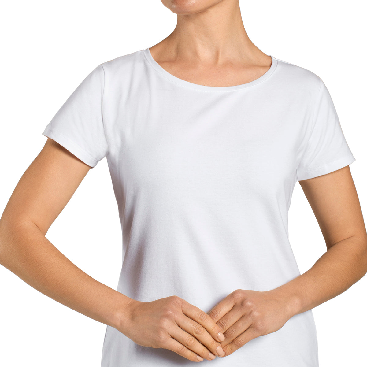 Algodón Peinado Playera De Algodón Mujer Pstyle Camisetas De