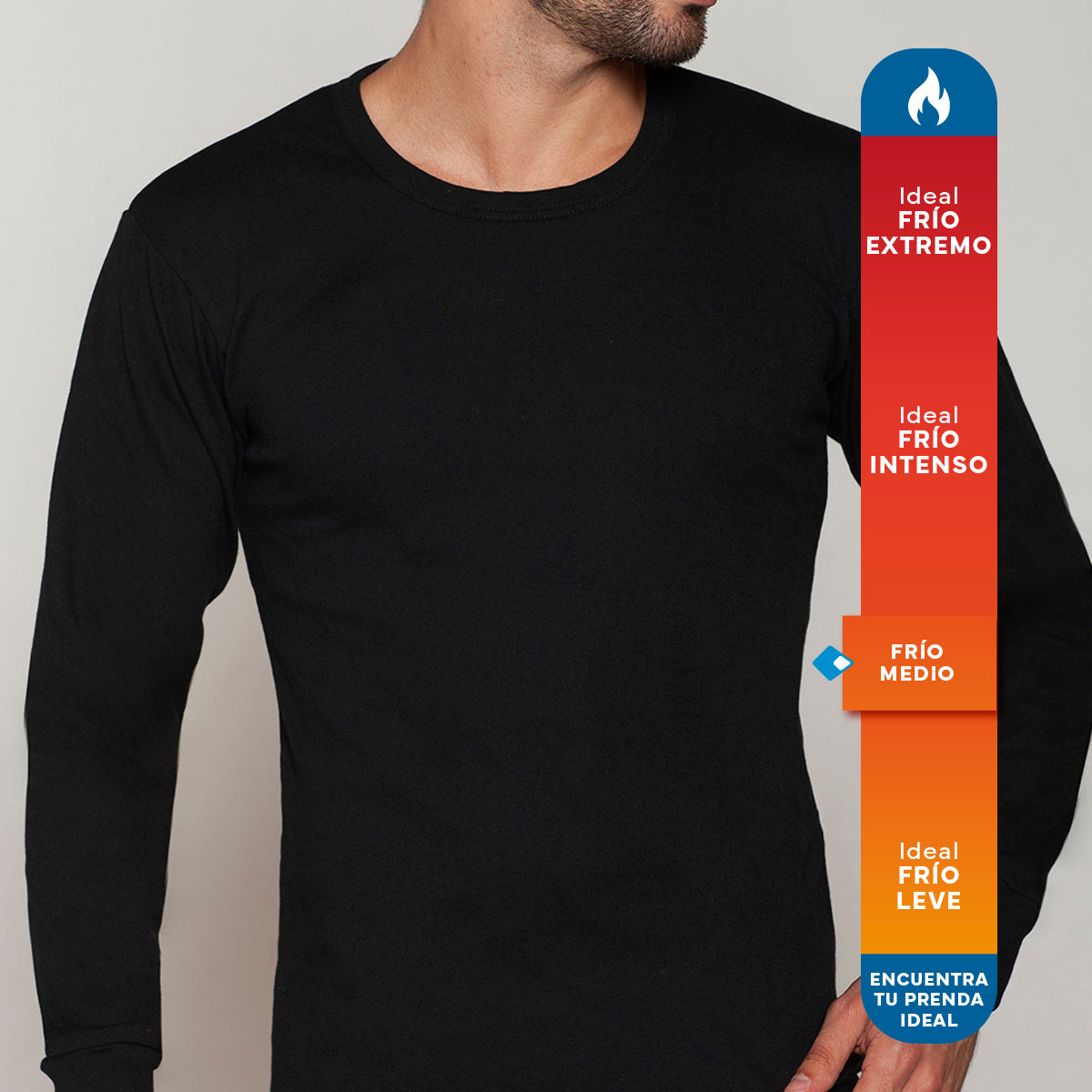 Tais - Camiseta Manga Larga Cuello Polo Hombre Algodón