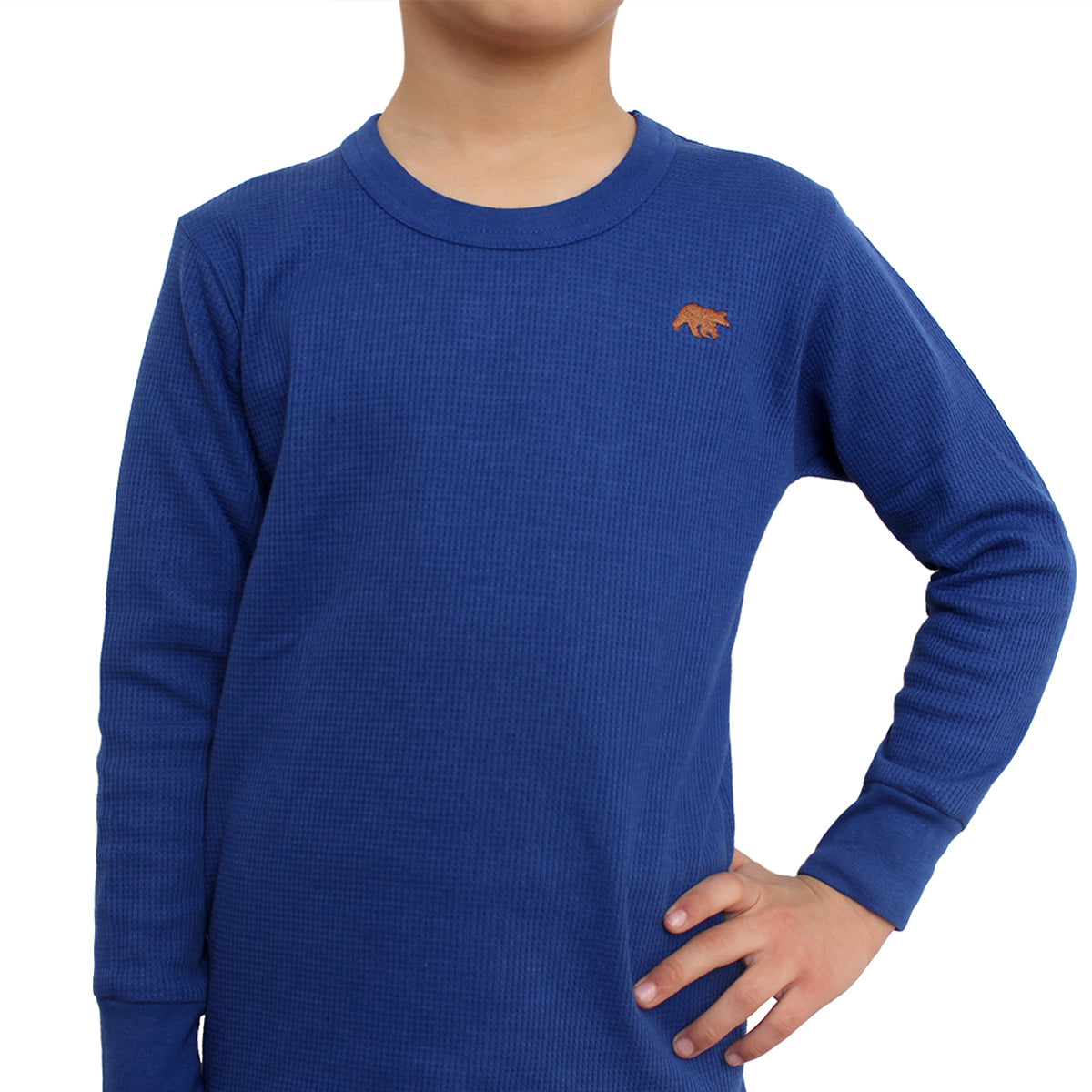 Tais - Camiseta Térmica Cuello Polo Algodón Tejido Panal Infantil