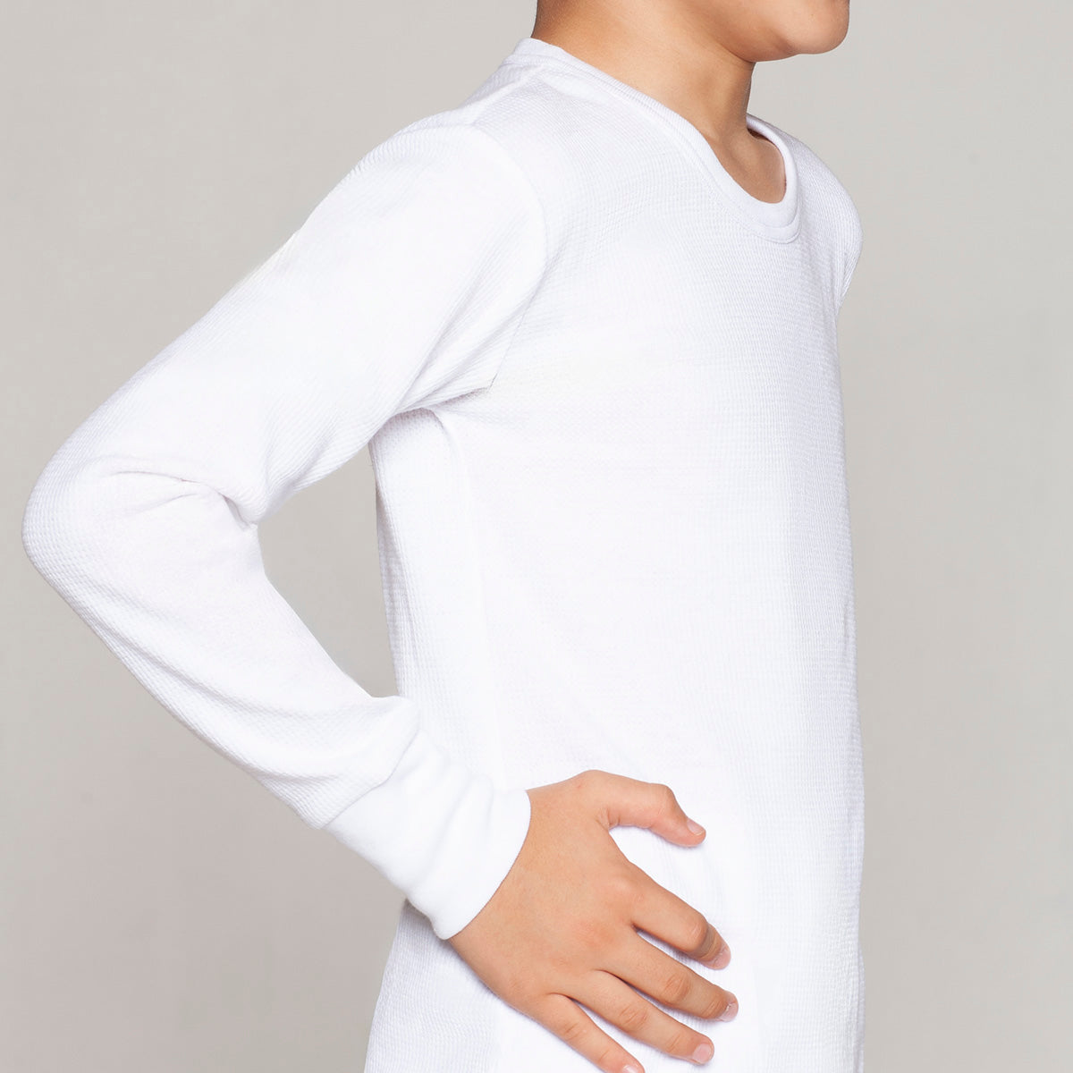 Tais - Camiseta Térmica Manga Larga Cuello Polo Algodon Tejido Panal Infantil