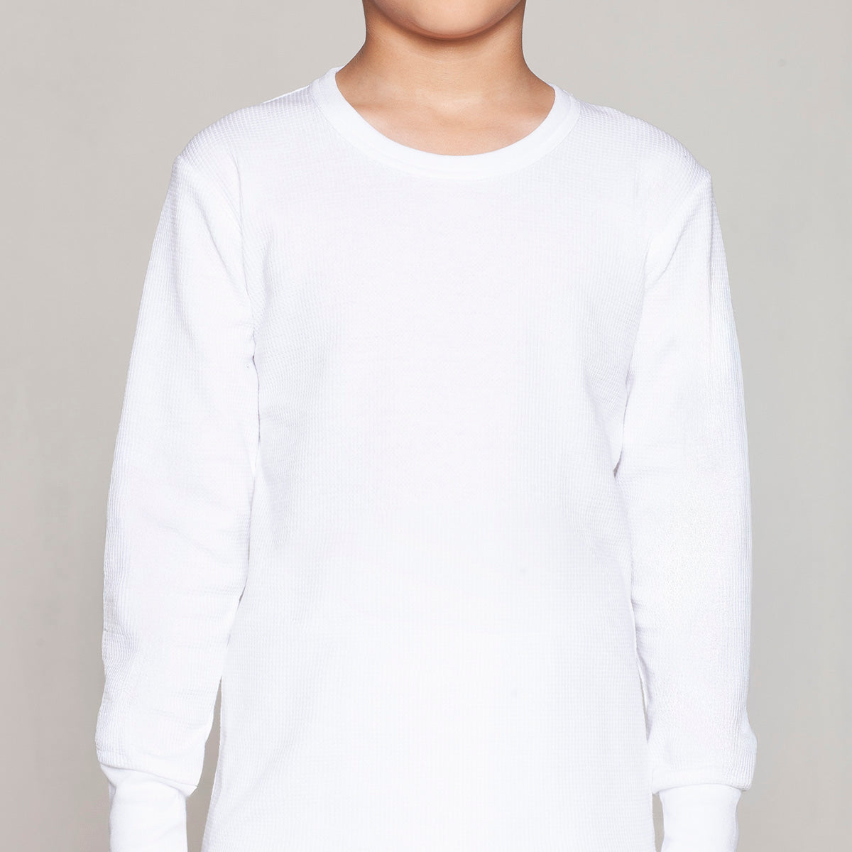 Tais - Camiseta Térmica Manga Larga Cuello Polo Algodon Tejido Panal Infantil