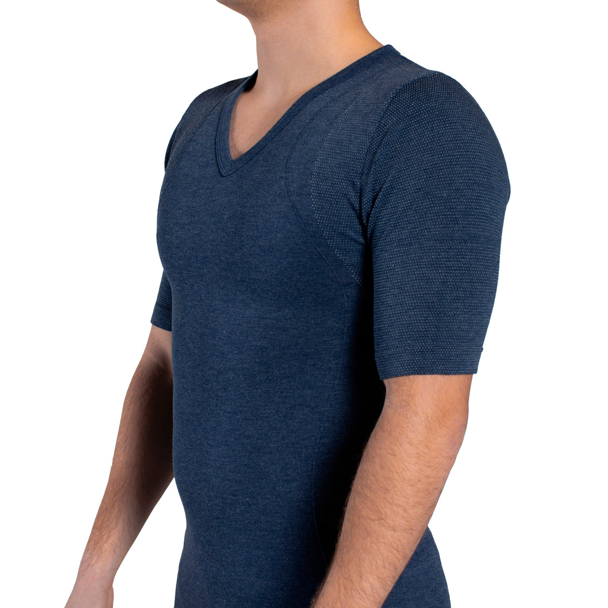 Tais - Camiseta Manga Corta Cuello V Hombre Bamboo+Cobre