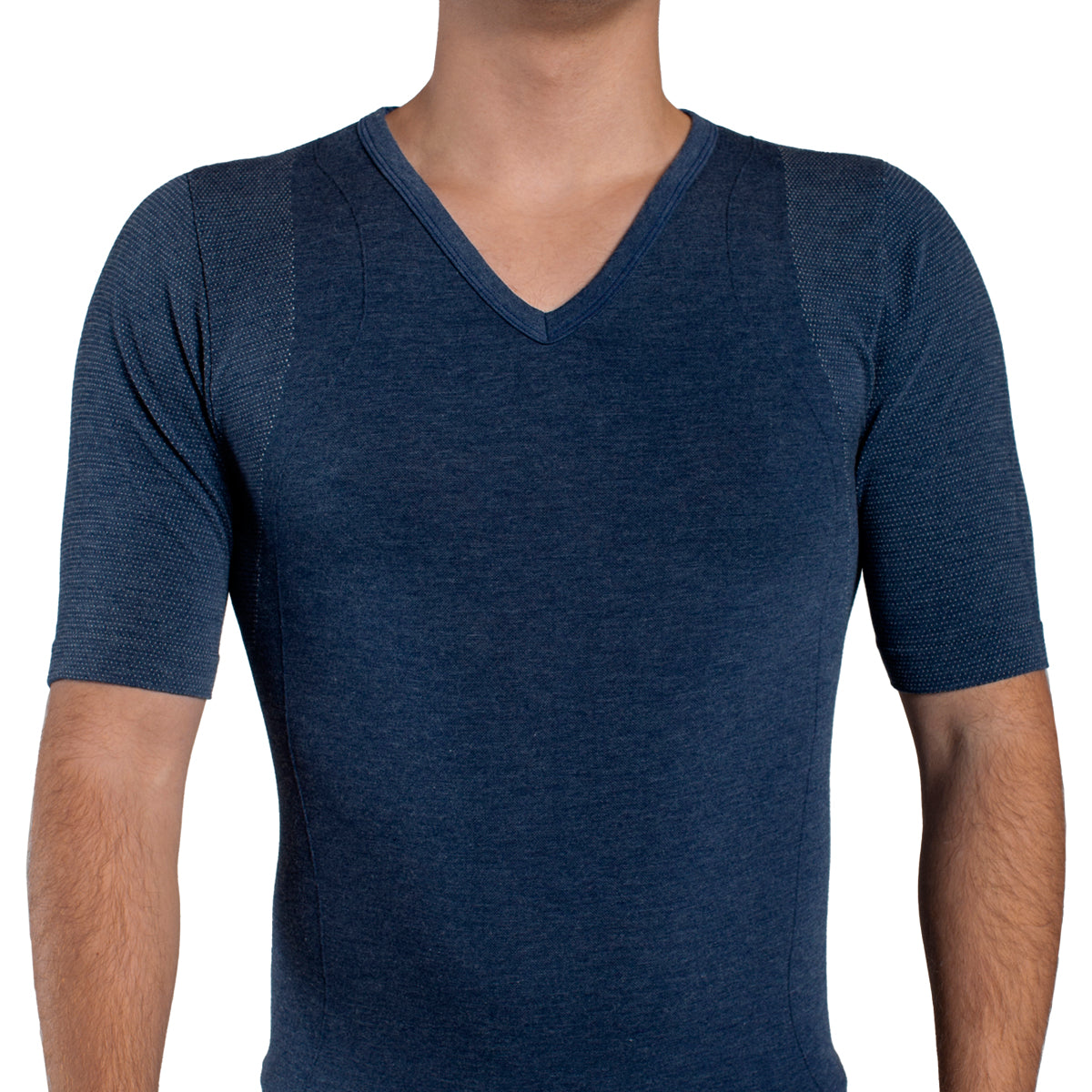 Tais - Camiseta Manga Corta Cuello V Hombre Bamboo+Cobre