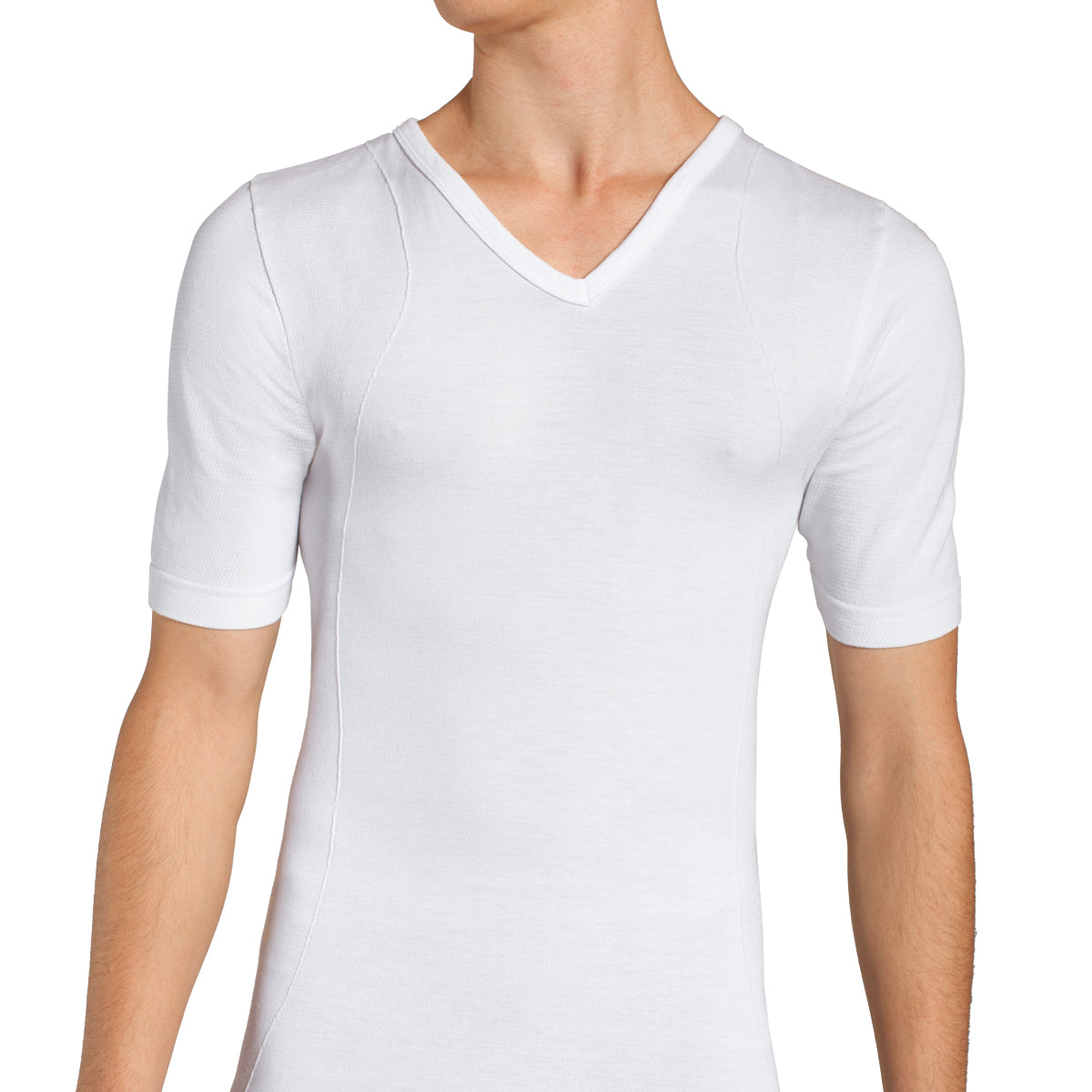 Tais - Camiseta Manga Corta Cuello V Hombre Bamboo+Cobre