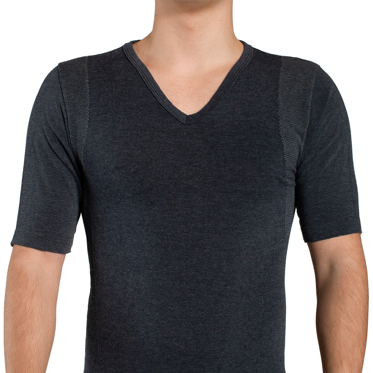 Tais - Camiseta Manga Corta Cuello V Hombre Bamboo+Cobre