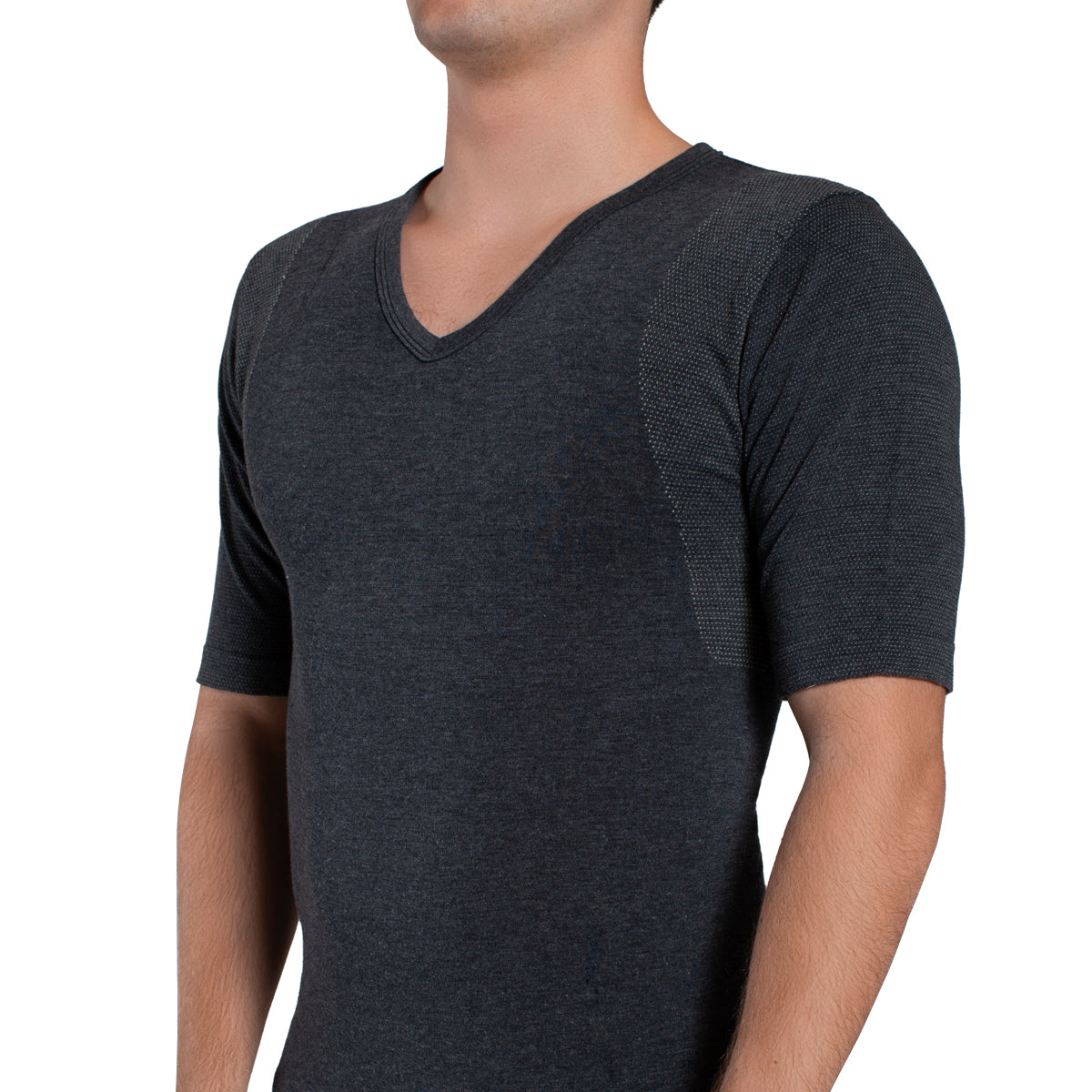 Tais - Camiseta Manga Corta Cuello V Hombre Bamboo+Cobre