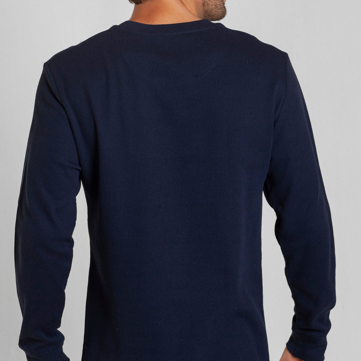 Tais - Camiseta Hombre Cuello Polo Manga Larga Algodón Tejido Panal