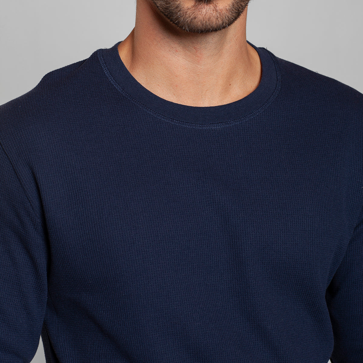 Tais - Camiseta Hombre Cuello Polo Manga Larga Algodón Tejido Panal