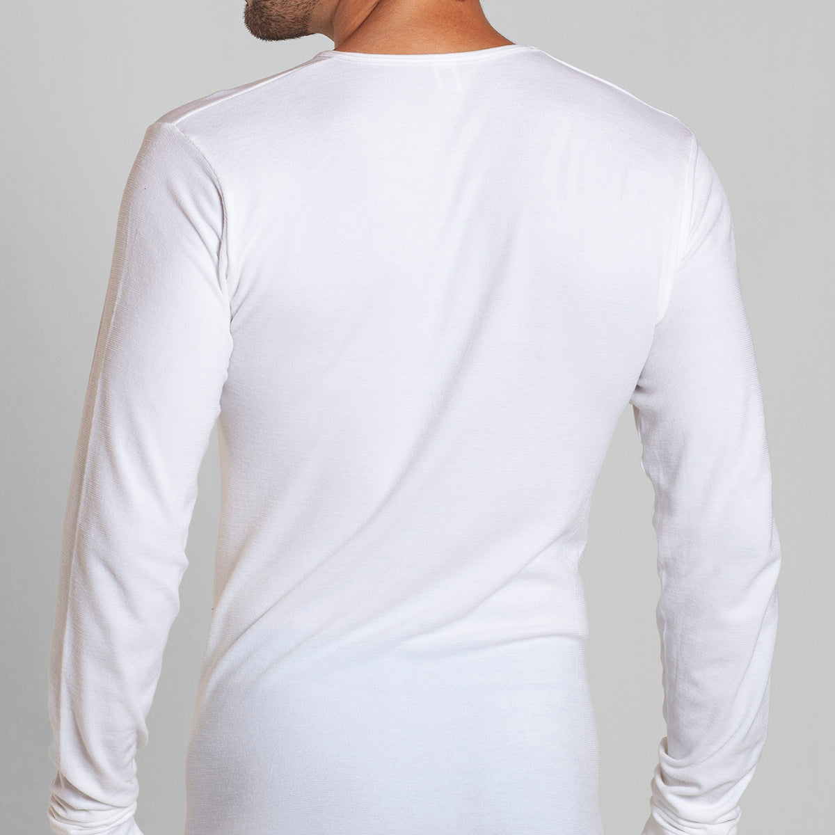 Tais - Camiseta Hombre Primera Capa Cuello V  Lana Merino