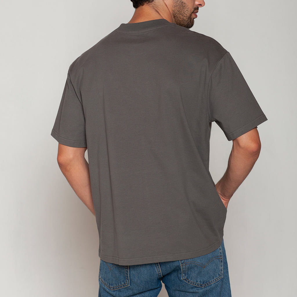 Tais - Polera 100% Algodón Oversize Marengo
