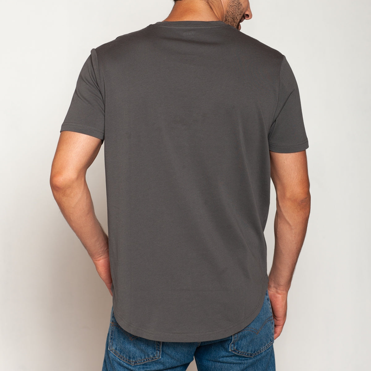 Tais - Polera 100% Algodón Extra Fino Regular Fit Gris