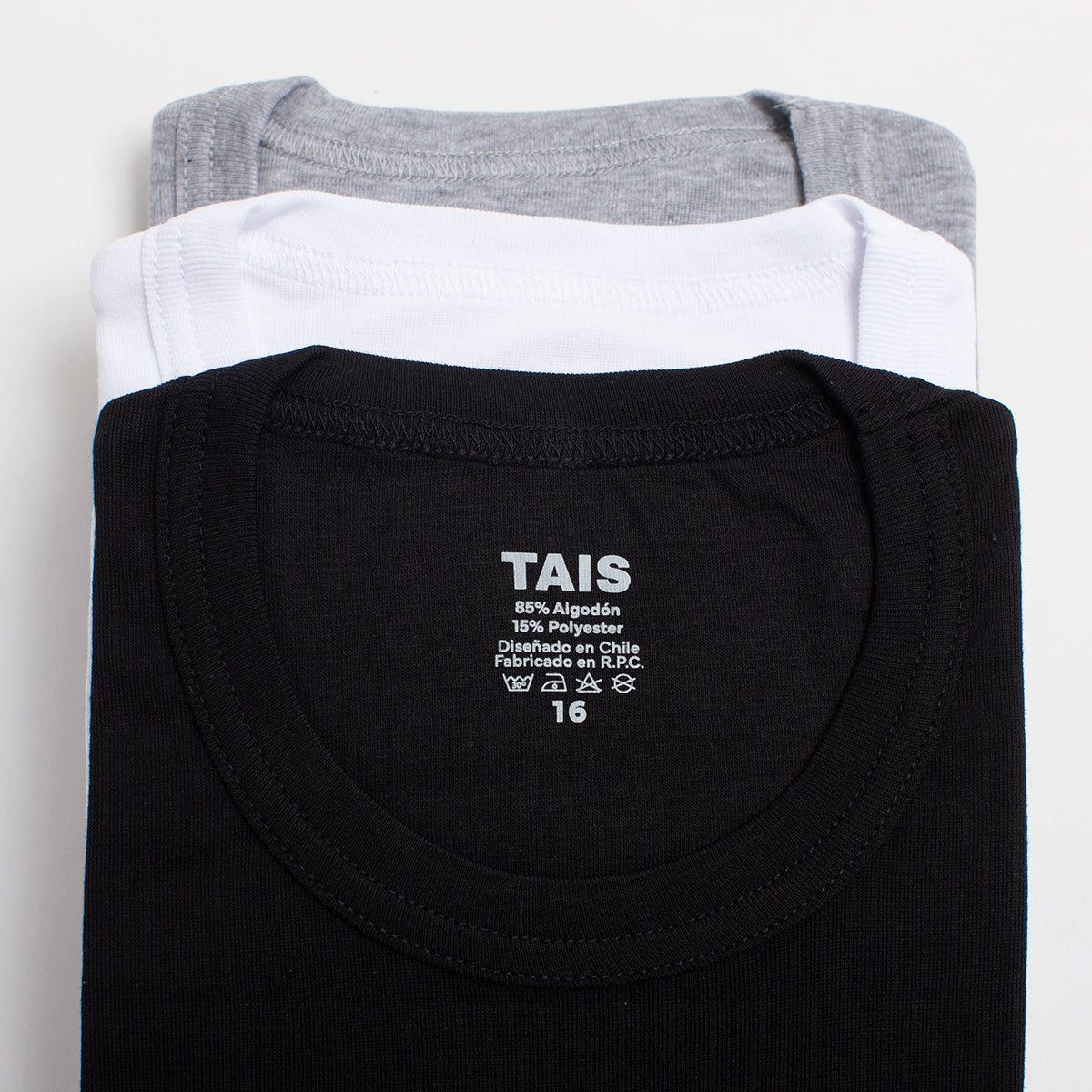 Tais - Camiseta Manga Corta Cuello Polo Juvenil Algodón