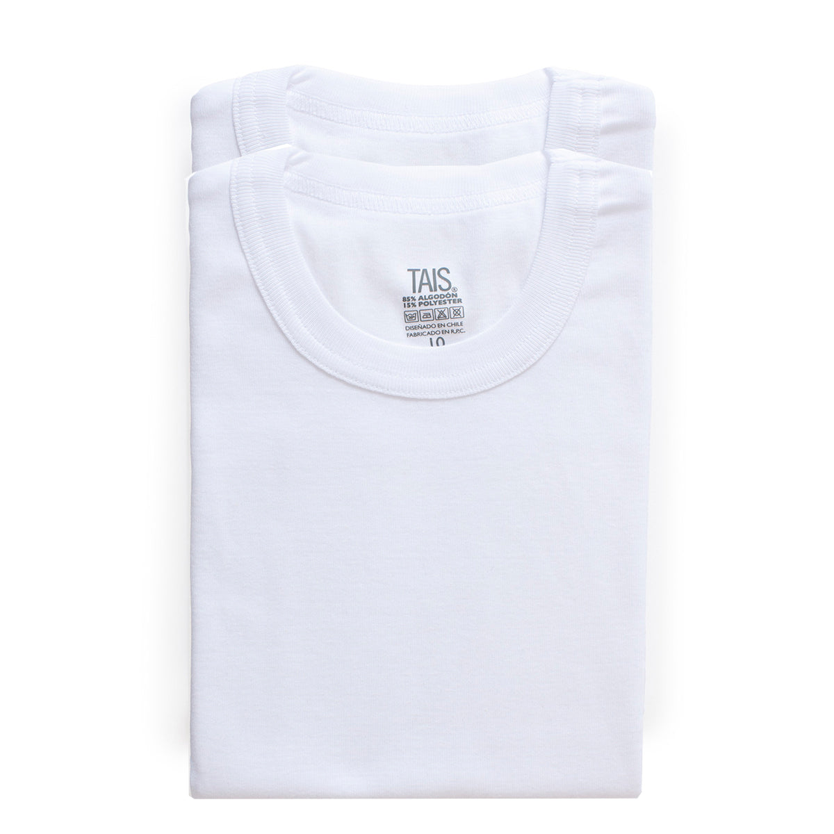 Tais - 2 Unidades Camiseta Manga Larga Cuello Polo Juvenil