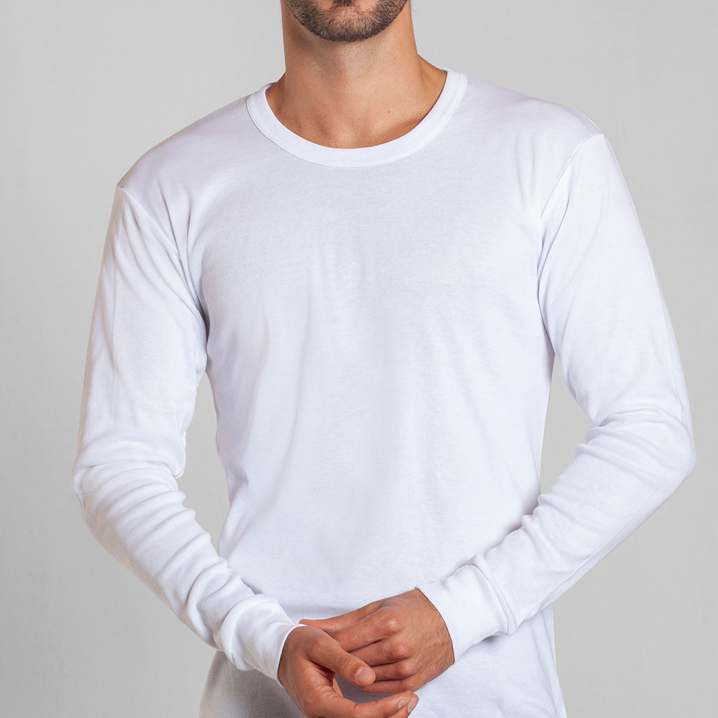 Tais - 2 Unidades Camiseta Manga Larga Cuello Polo Hombre