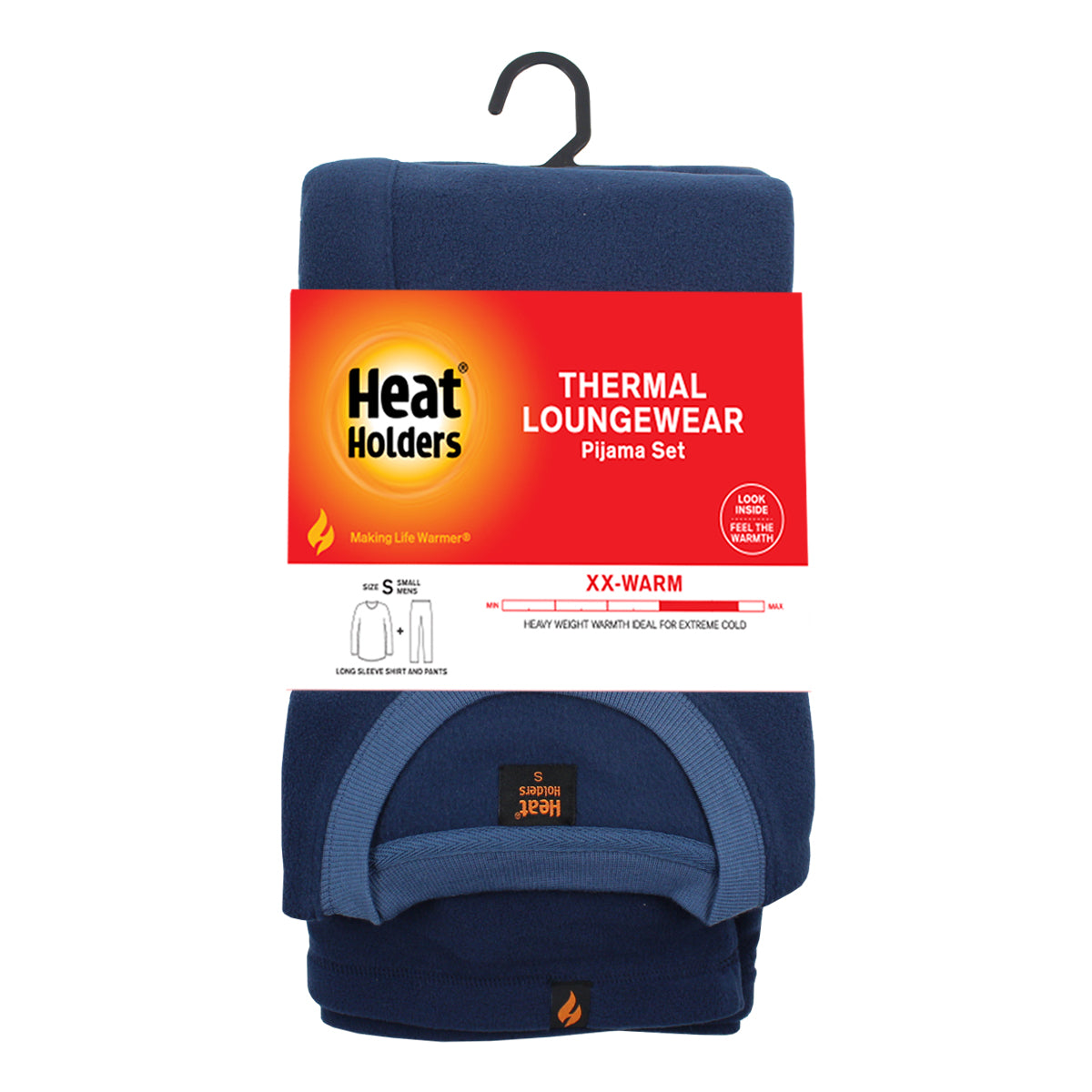 Heat Holders - Pijama Polar Térmico Azul Hombre