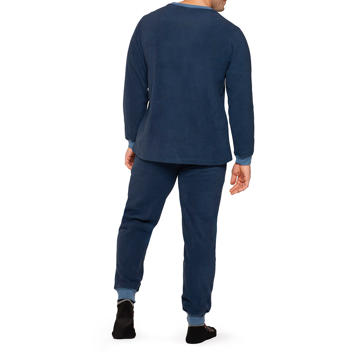 Heat Holders - Pijama Polar Térmico Azul Hombre
