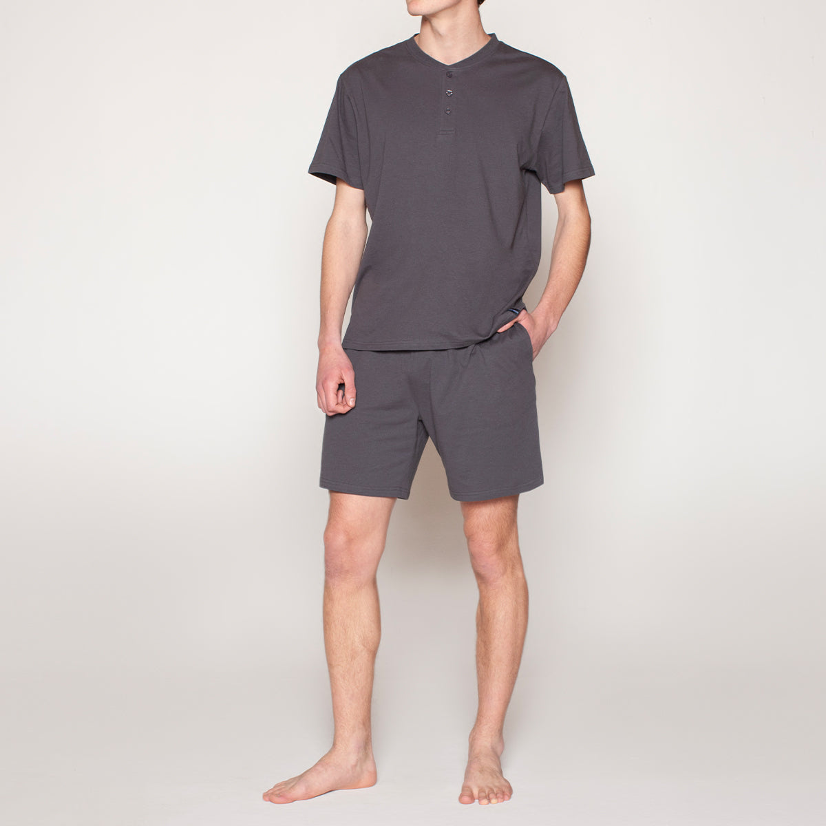 Monarch - Pijama Hombre Abotonado Short