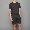 Monarch - Pijama Hombre Abotonado Short Marengo