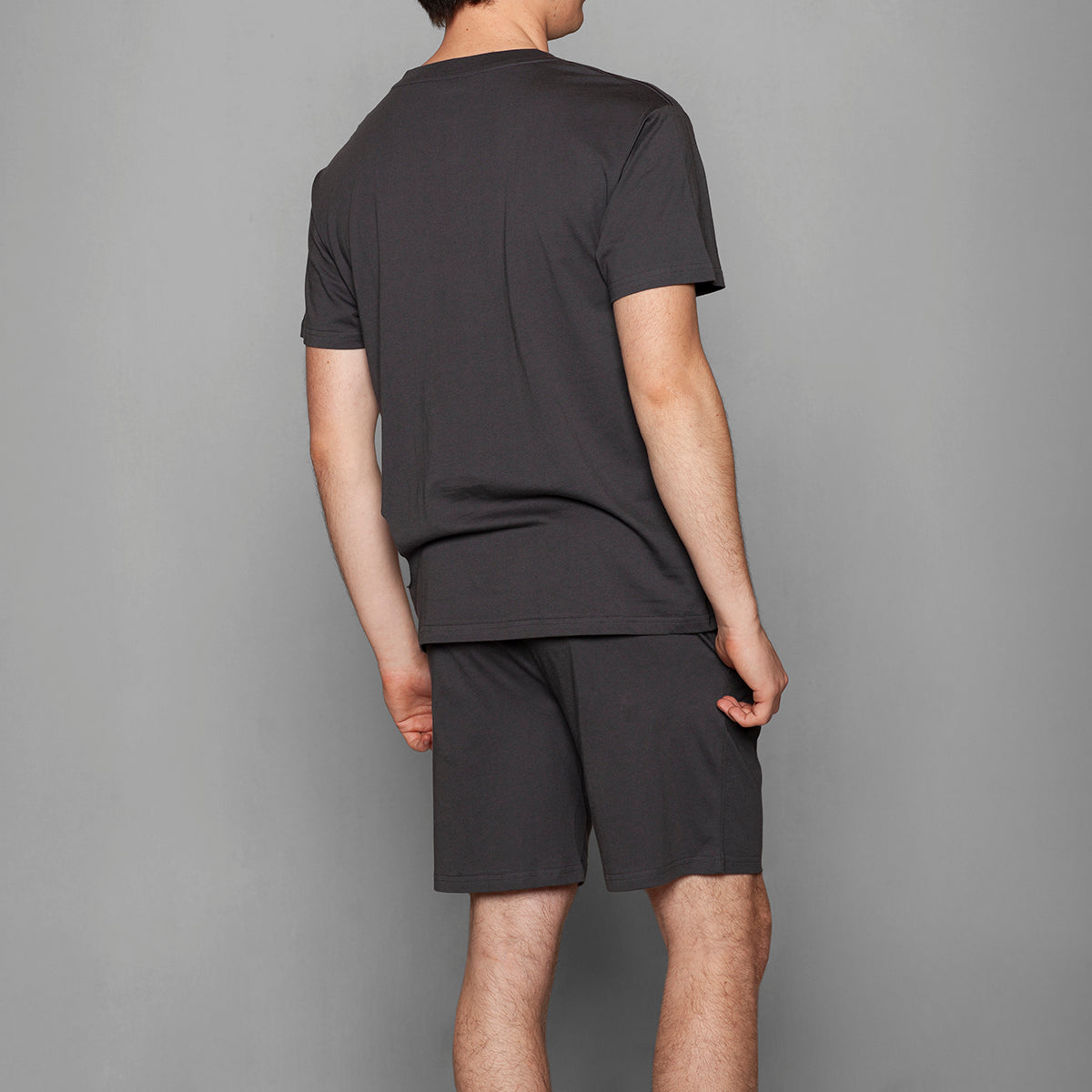 Monarch - Pijama Hombre Abotonado Short Marengo