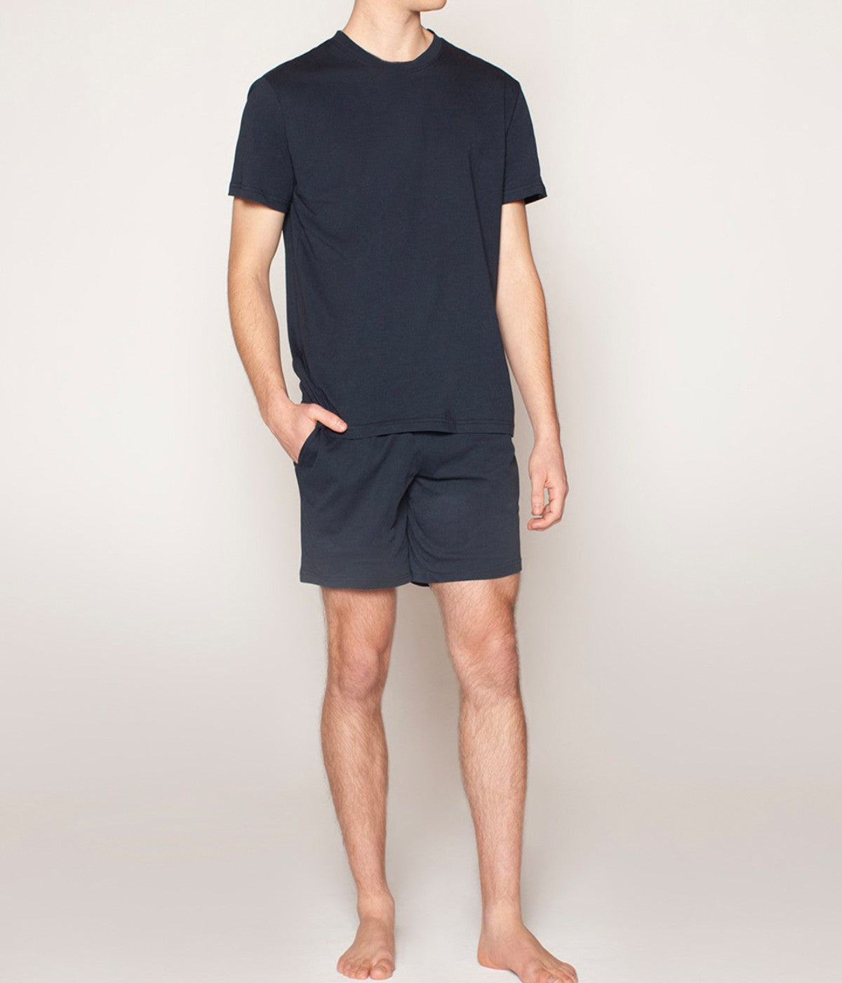 Monarch - Pijama Hombre Cuello Redondo Azul