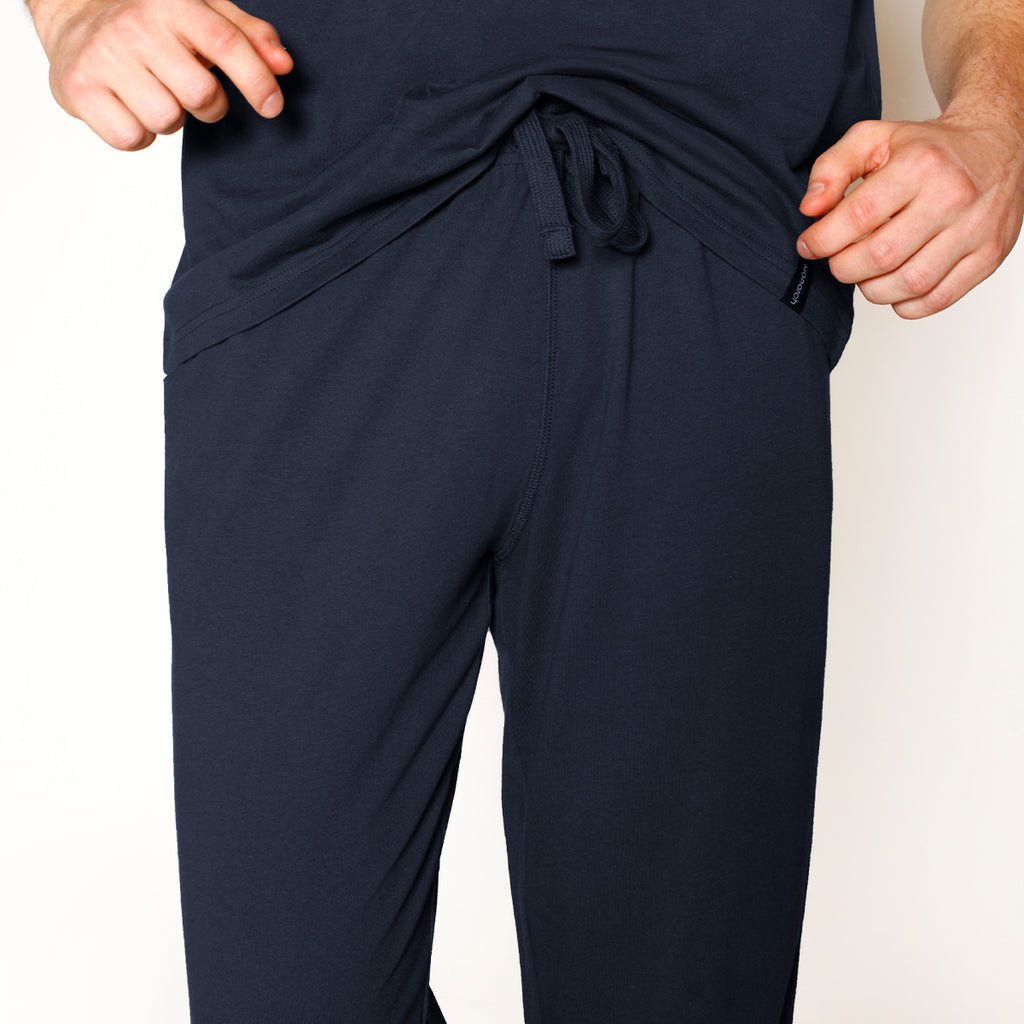 Monarch - Pijama Hombre Abotonado Azul