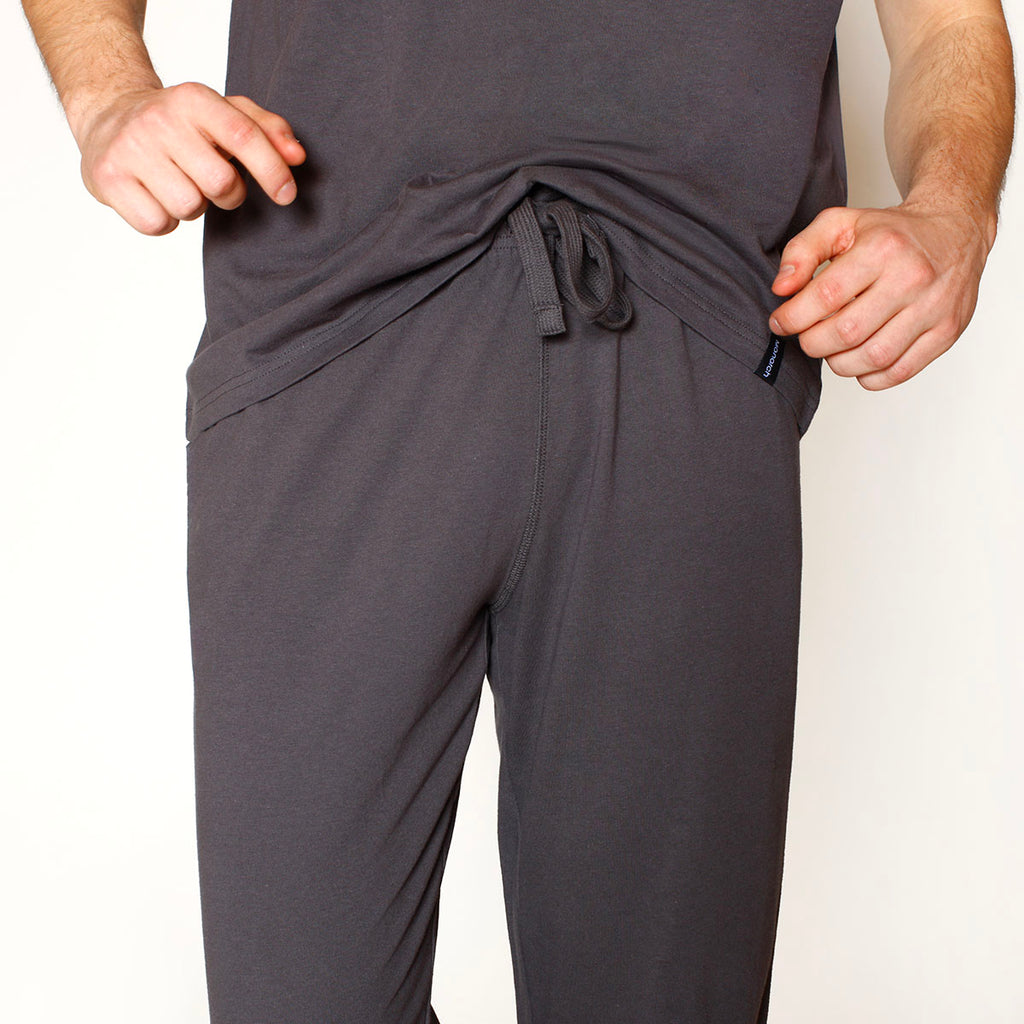 Monarch - Pijama Hombre Abotonado Marengo