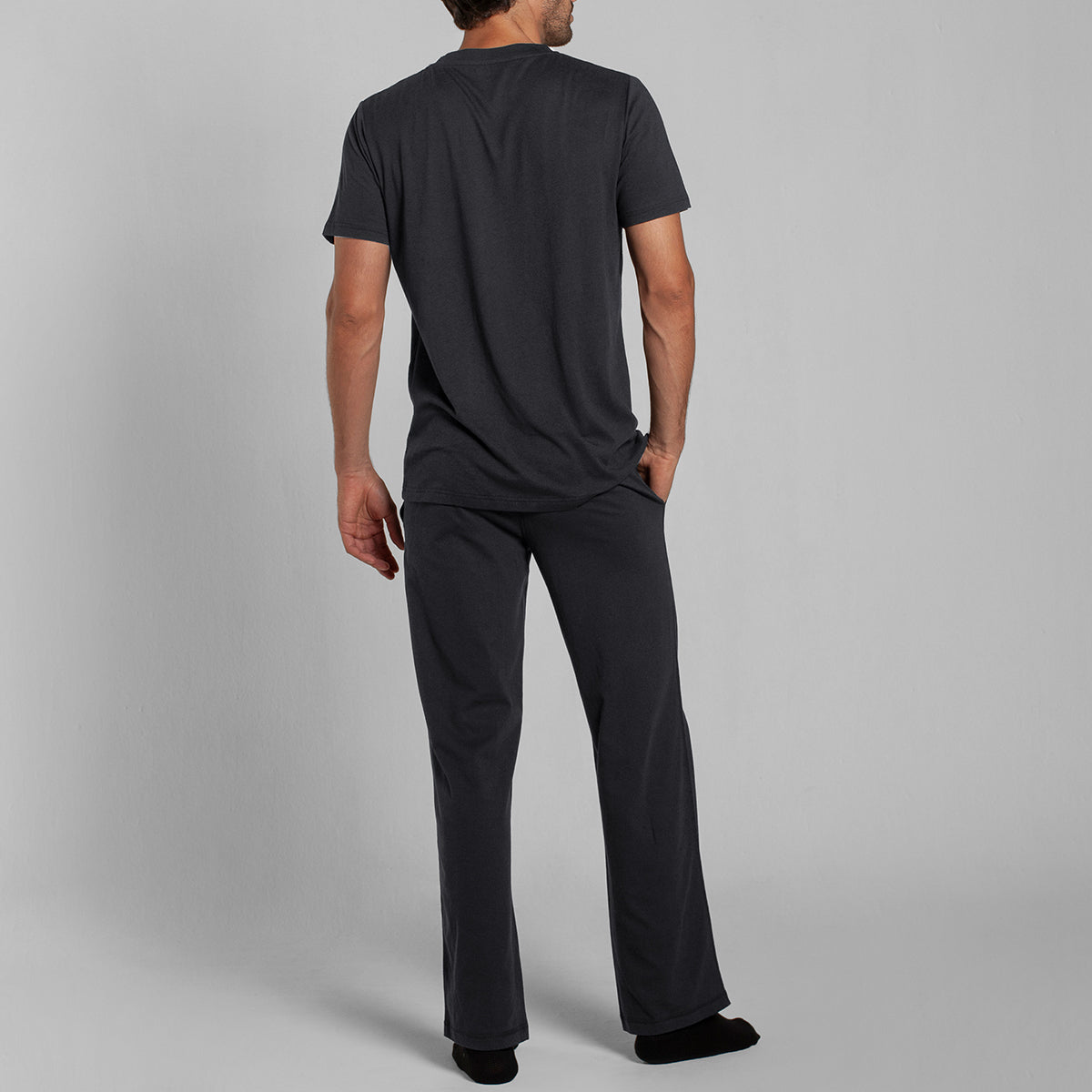 Monarch - Pijama Algodón/Modal Manga Corta Pantalon Lazo