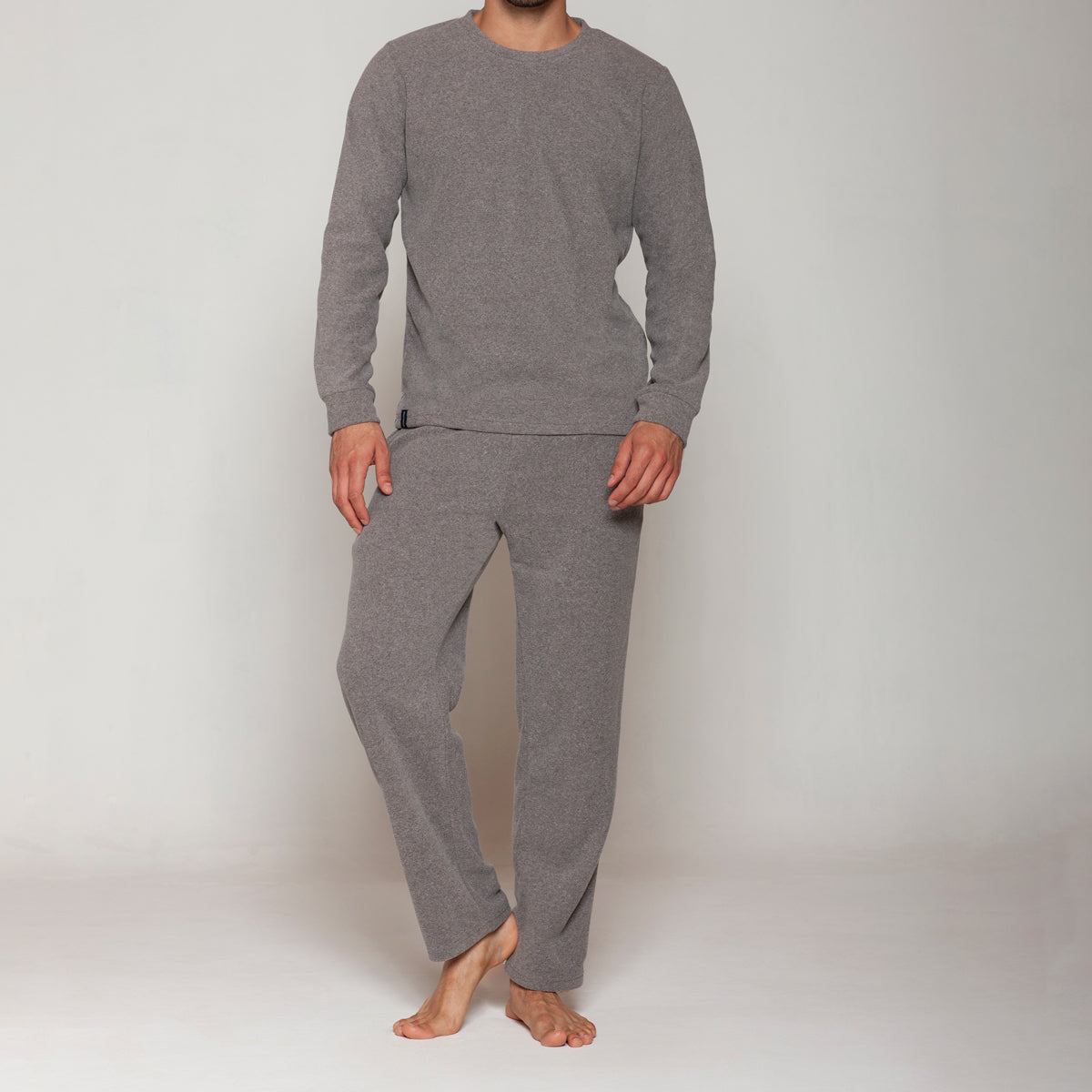 Monarch - Pijama Hombre Polar Cuello Redondo