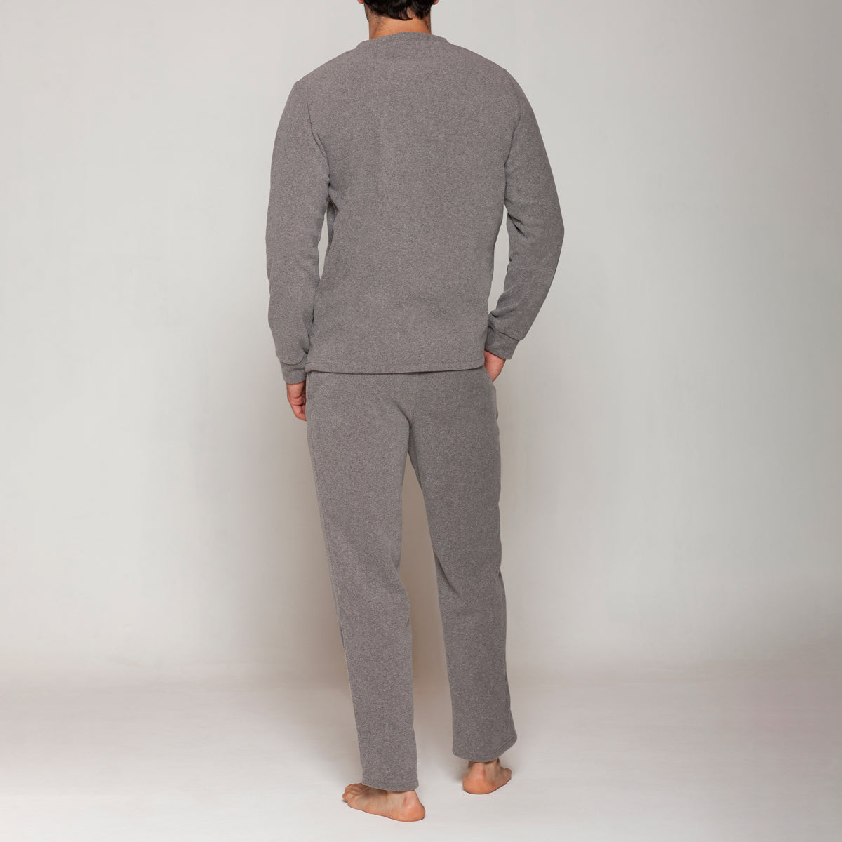 Monarch - Pijama Hombre Polar Cuello Redondo