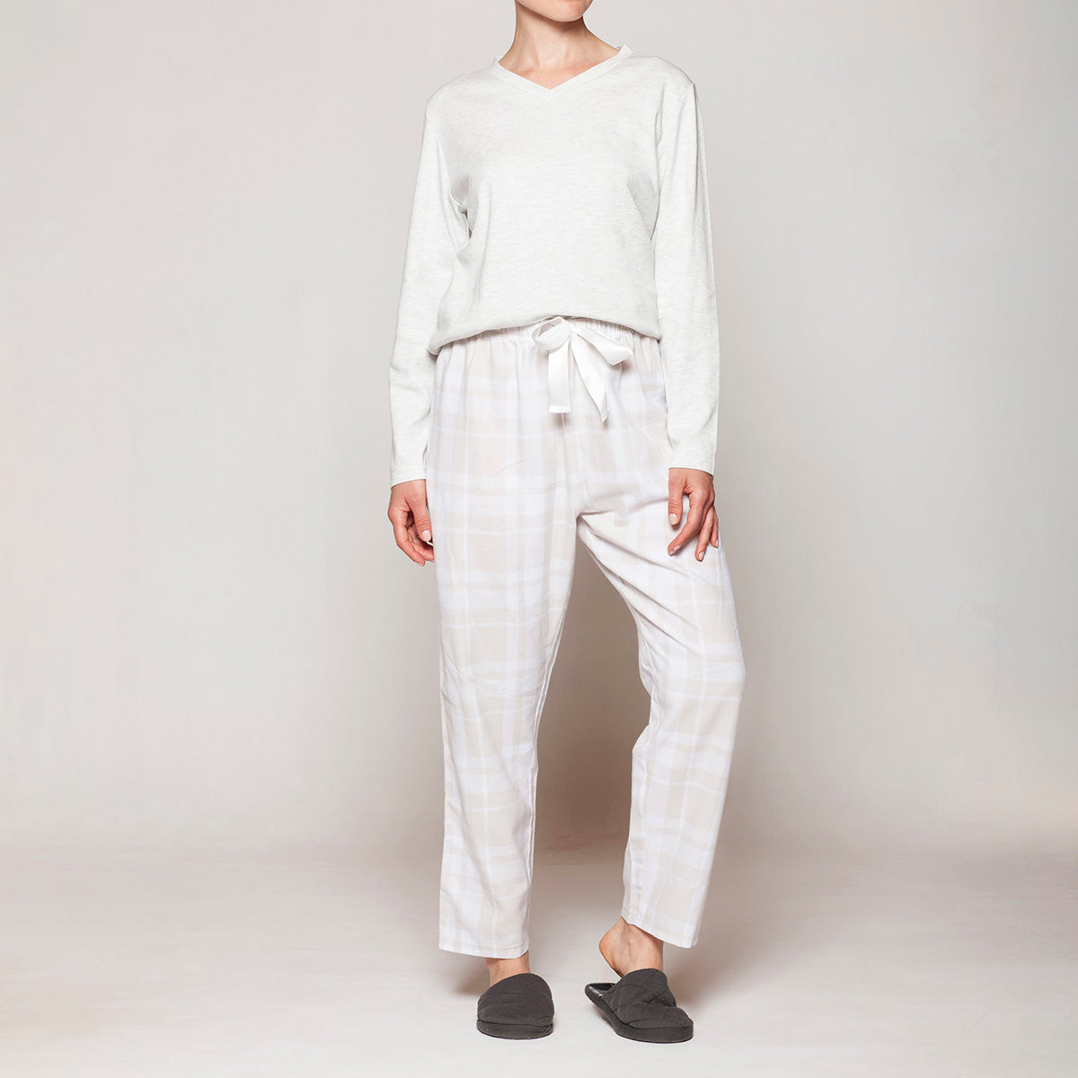 Monarch - Pijama Mujer Algodón Cuello V