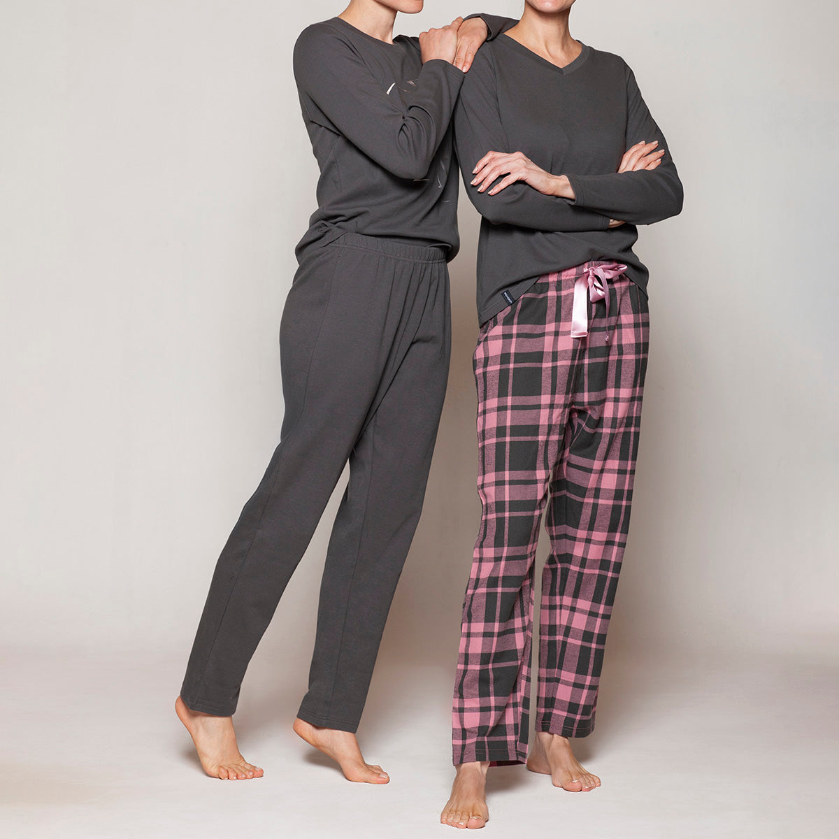 Monarch - Pijama Mujer Algodón Cuello Redondo