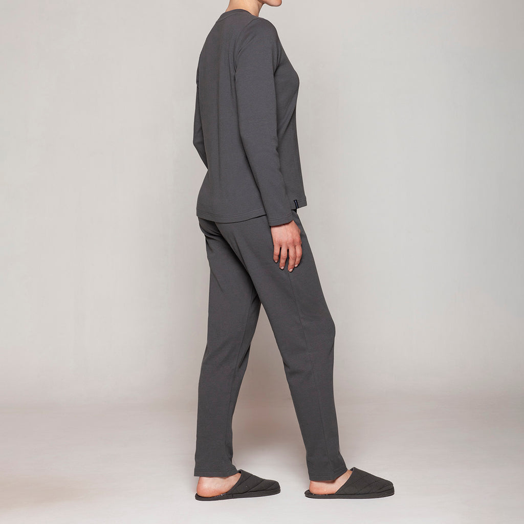 Monarch - Pijama Mujer Algodón Cuello Redondo