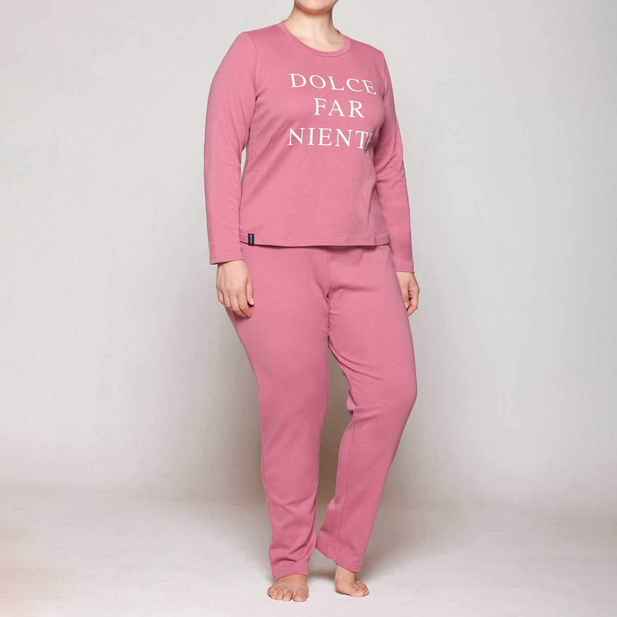 Monarch - Pijama Mujer Algodón Cuello Redondo
