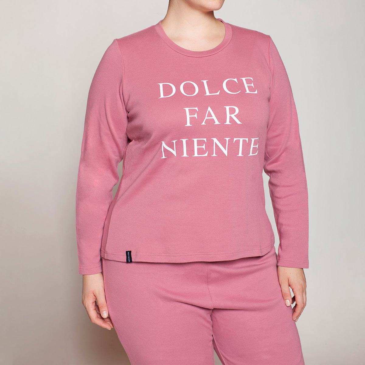 Monarch - Pijama Mujer Algodón Cuello Redondo