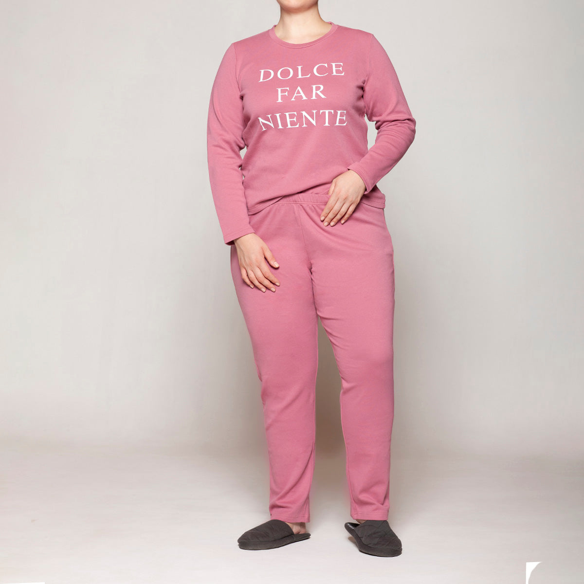 Monarch - Pijama Mujer Algodón Cuello Redondo