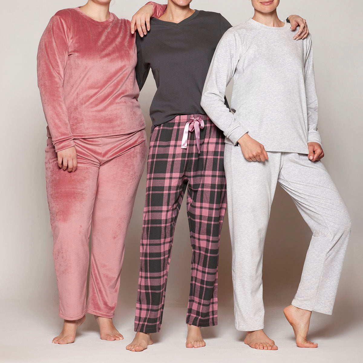 Monarch - Pijama Mujer Plush Cuello Redondo