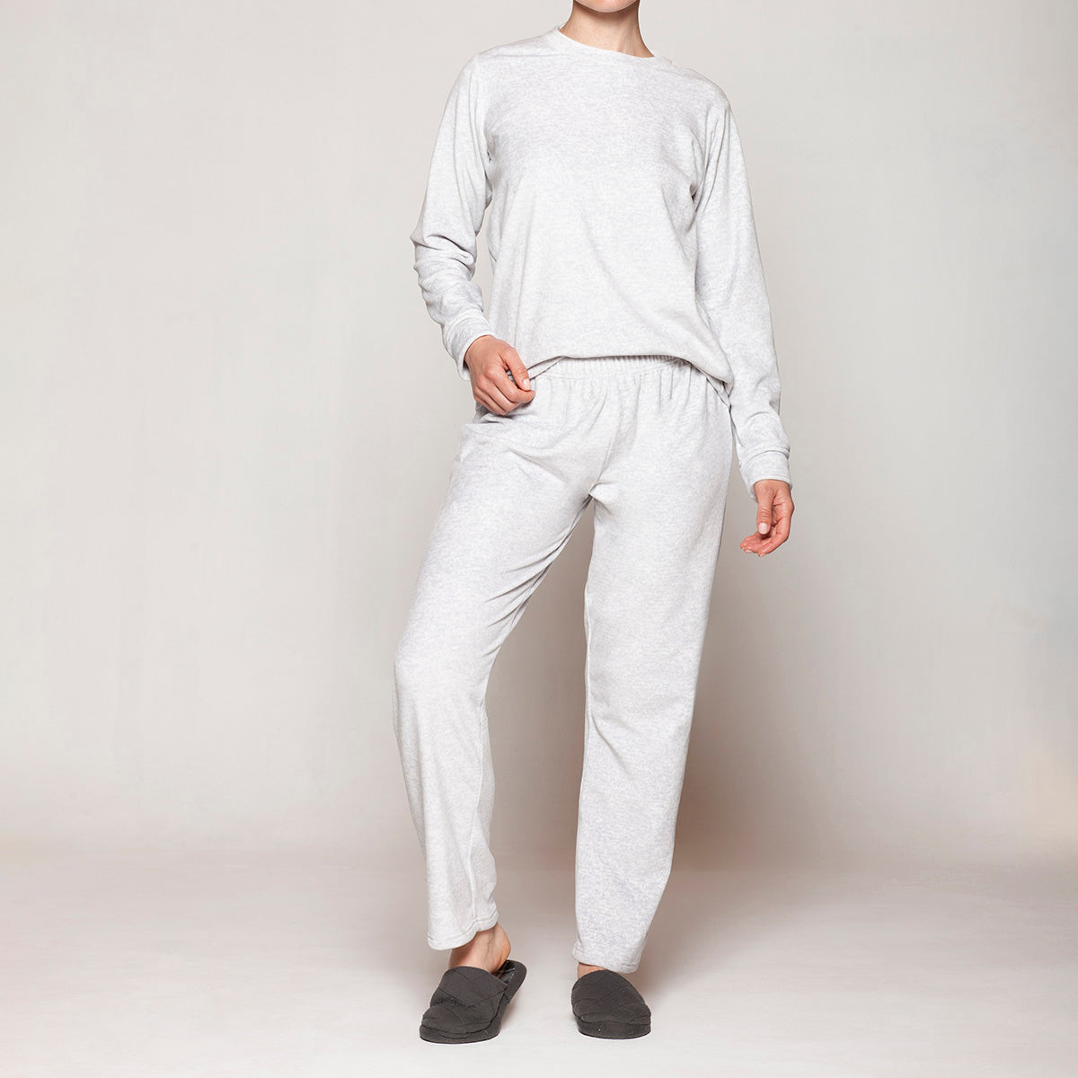 Monarch - Pijama Mujer Plush Cuello Redondo