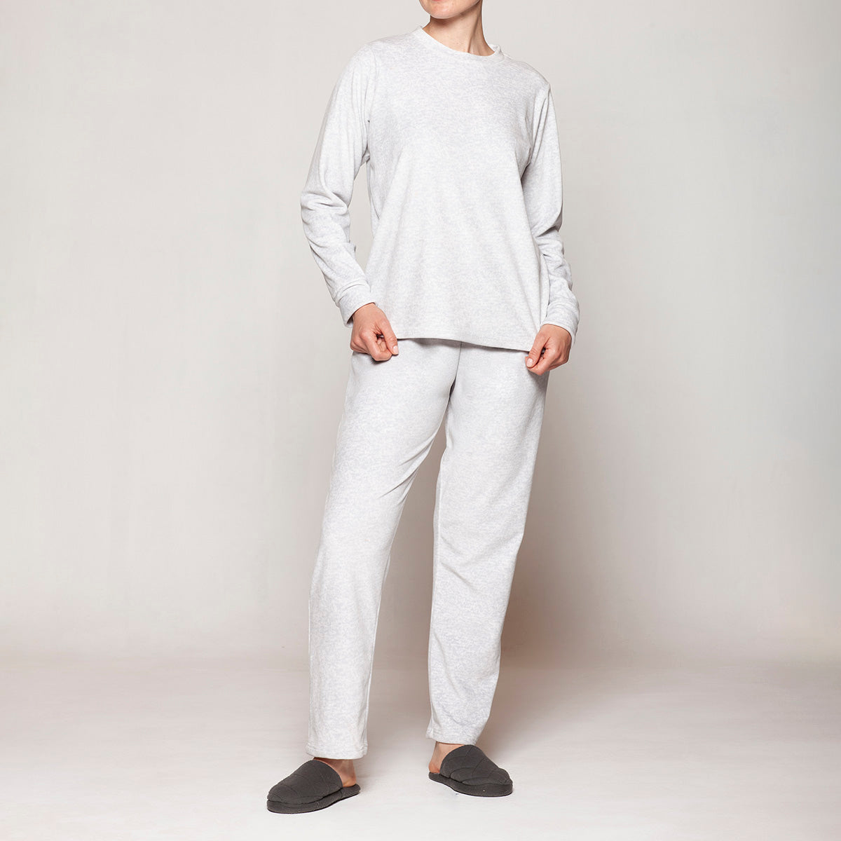 Monarch - Pijama Mujer Plush Cuello Redondo